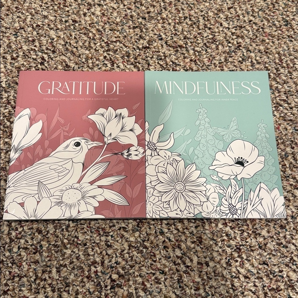 Gratitude And Mindfulness Coloring Books